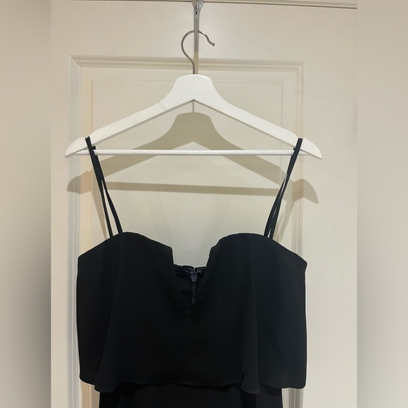 BCBG Black Strapless Gown - 4 - Picture 10 of 11